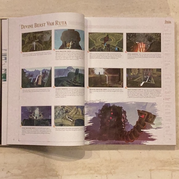 The Legend Of Zelda Breath Of The Wild Complete Official Guide Hardcover Book - Picture 8 of 9